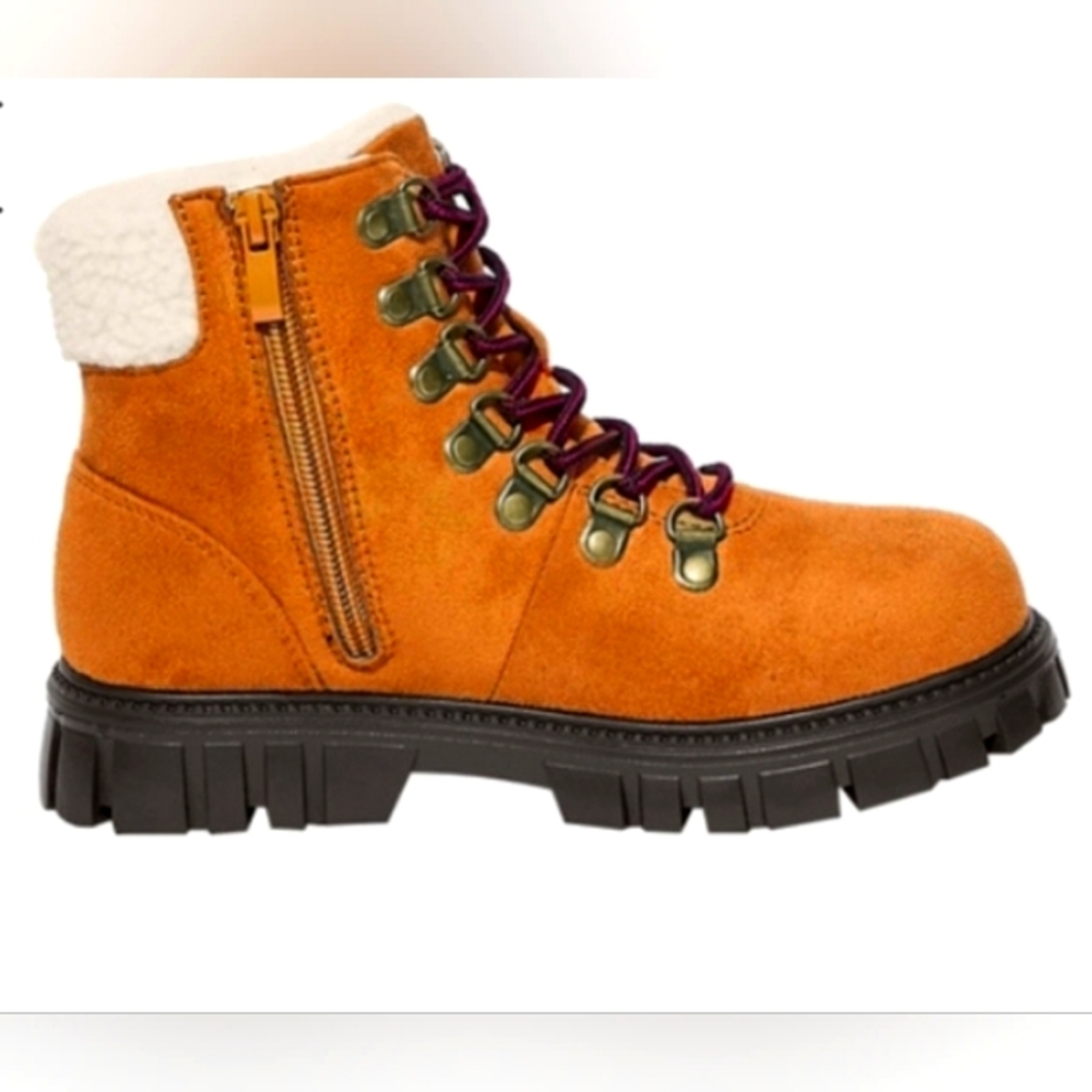 Sherpa Collar Kids Hiking Boot Size 2 - Picture 3 of 5